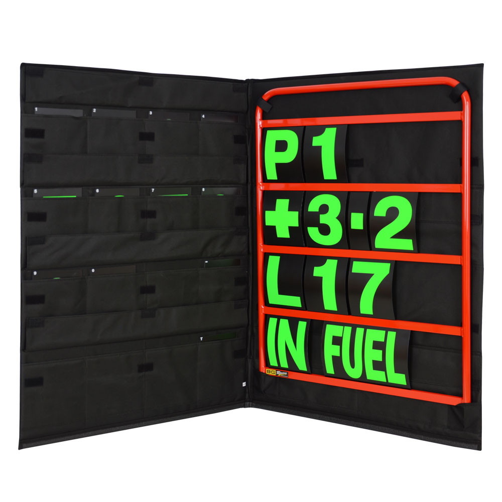Kit panelado aluminio rojo con cifras verdes y bolsa organizadora - GT2i EspañaArray