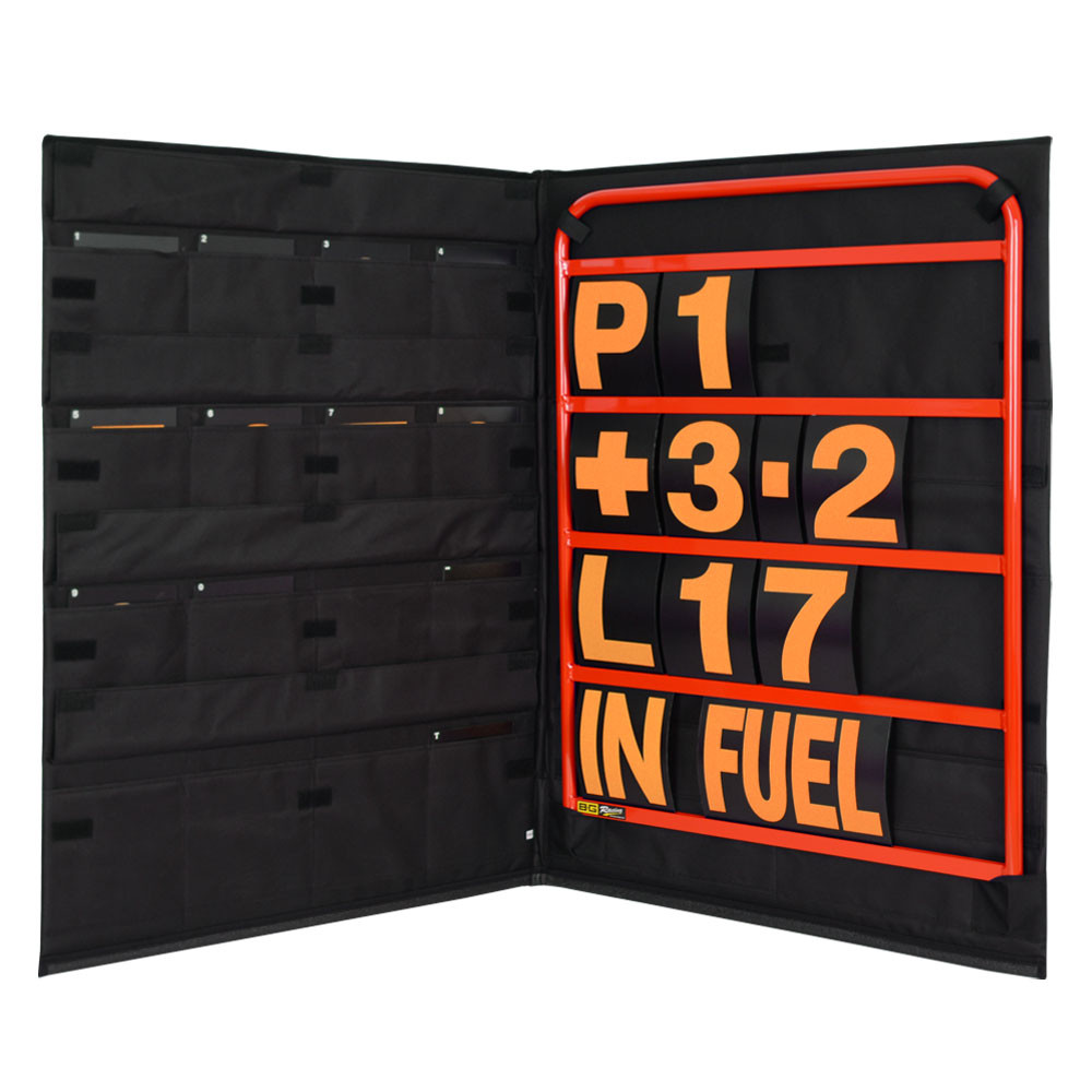 Kit de painéis de alumínio vermelho com figuras cor de laranja e saco organizador - GT2i PortugalArray