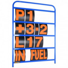 Panel aluminio azul