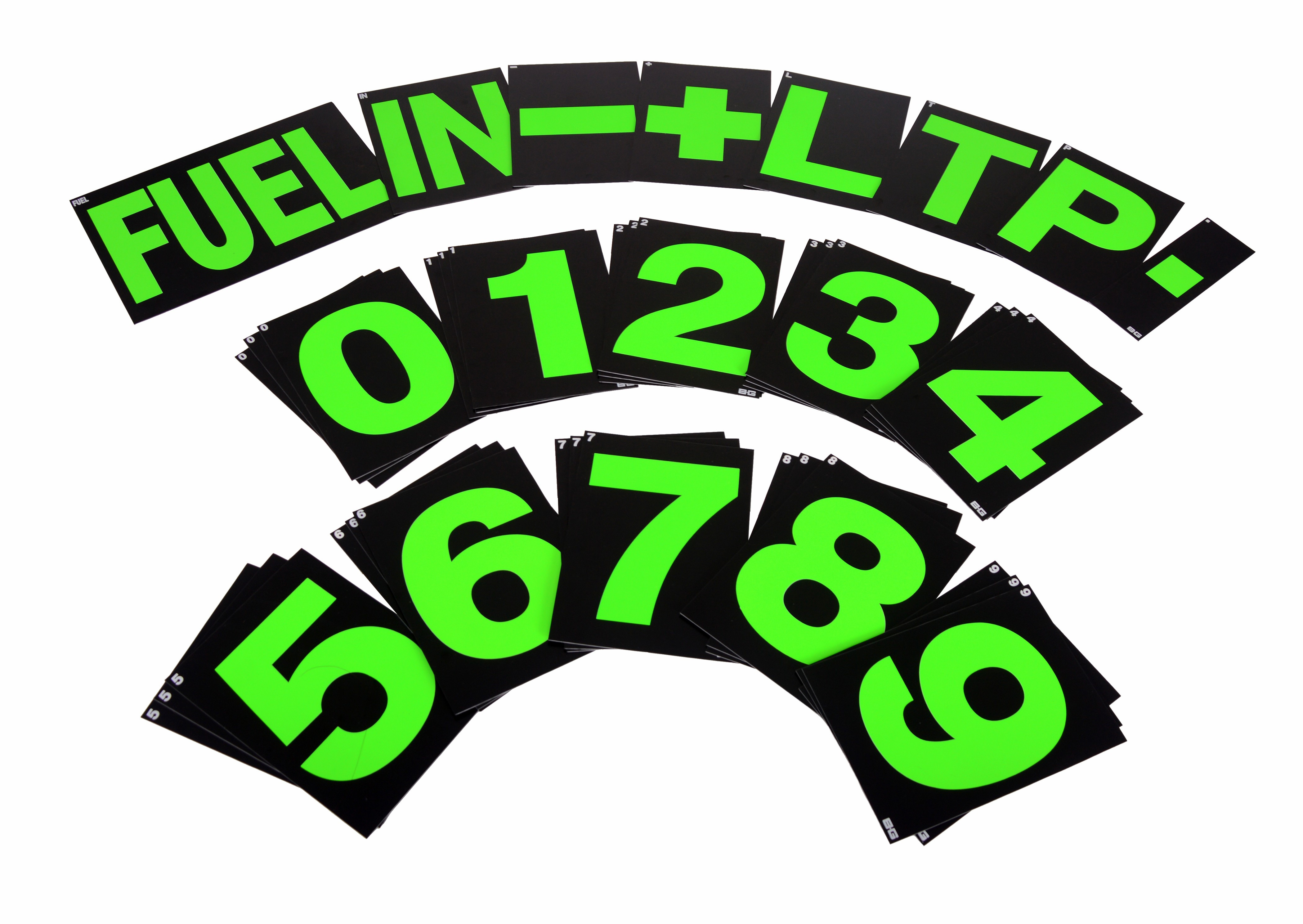 Kit de figuras verdes de alta visibilidade para placa de sinalização - GT2i PortugalArray