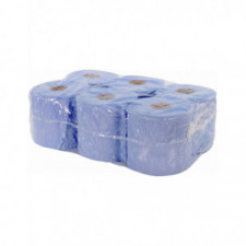 Lote de 6 rolos de papel absorvente 2 espessuras 375 folhas 19x19cm