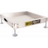 Soporte ajustable en aluminio 680kg para balanzas de ajustes, se vende por 4