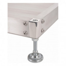 Soporte ajustable en aluminio 680kg para balanzas de ajustes, se vende por 4