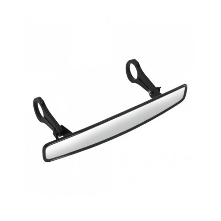 Retrovisor interior gran ángulo 15 pulgadas aluminio / vidrio / ABS con soporte diámetro 44,5mm