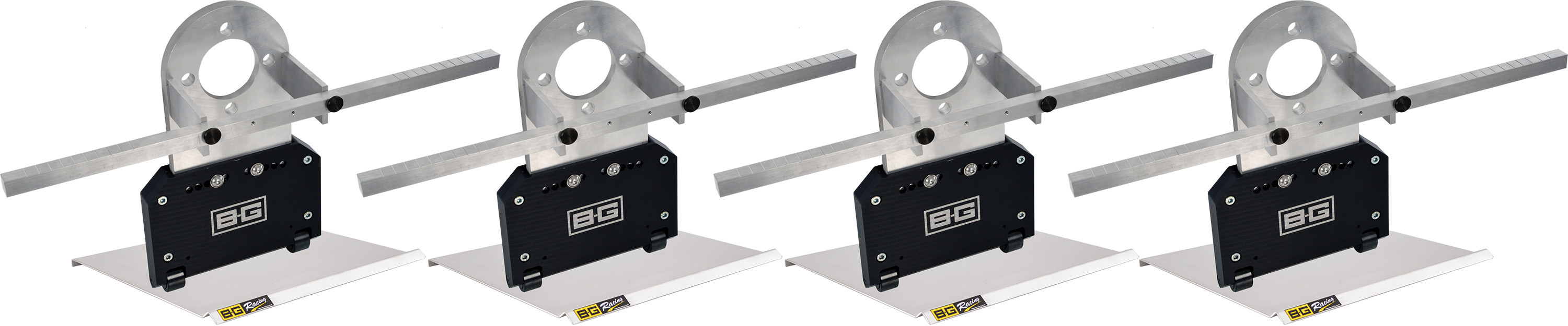 Kit ruedas de ajustes con placa vacía para perforar 4 piezasArray