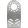 Placa aluminio para rueda de ajustes con perforaciones 5x114,3 5x108 y 5x100 y diámetro central 71,1mm por 4