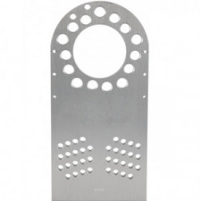 Placa aluminio para rueda de ajustes con perforaciones 5x114,3 5x120 y 5x130 y diámetro central 88,9mm por 4
