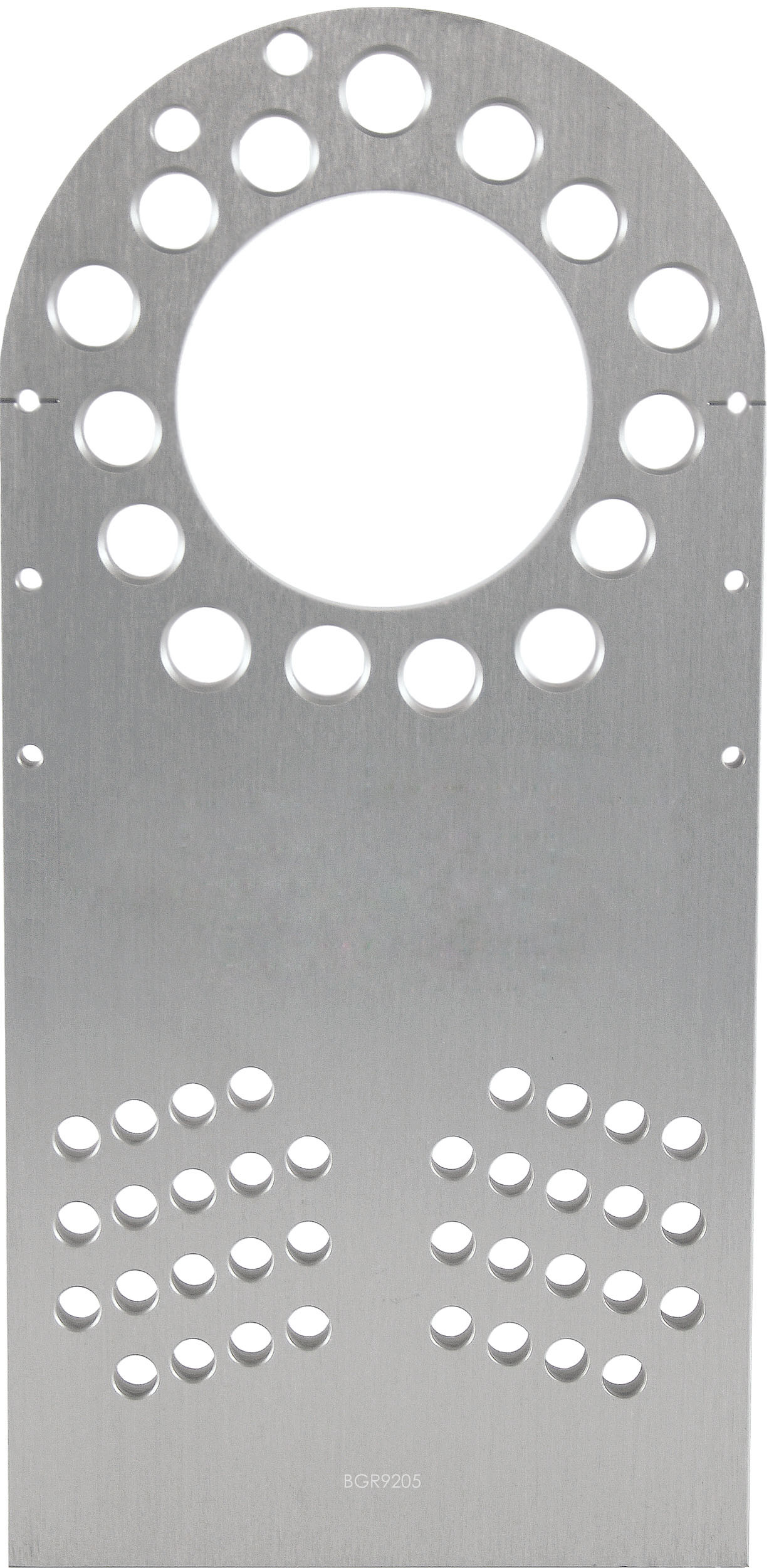 Placa aluminio para rueda de ajustes con perforaciones 5x114,3 5x120 y 5x130 y diámetro central 88,9mm por 4Array