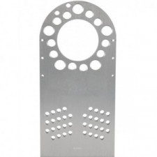 Placa aluminio para rueda de ajustes con perforaciones 5x114,3 5x120 y 5x130 diámetro central 88,9mm especial PORSCHE 991 CUP x