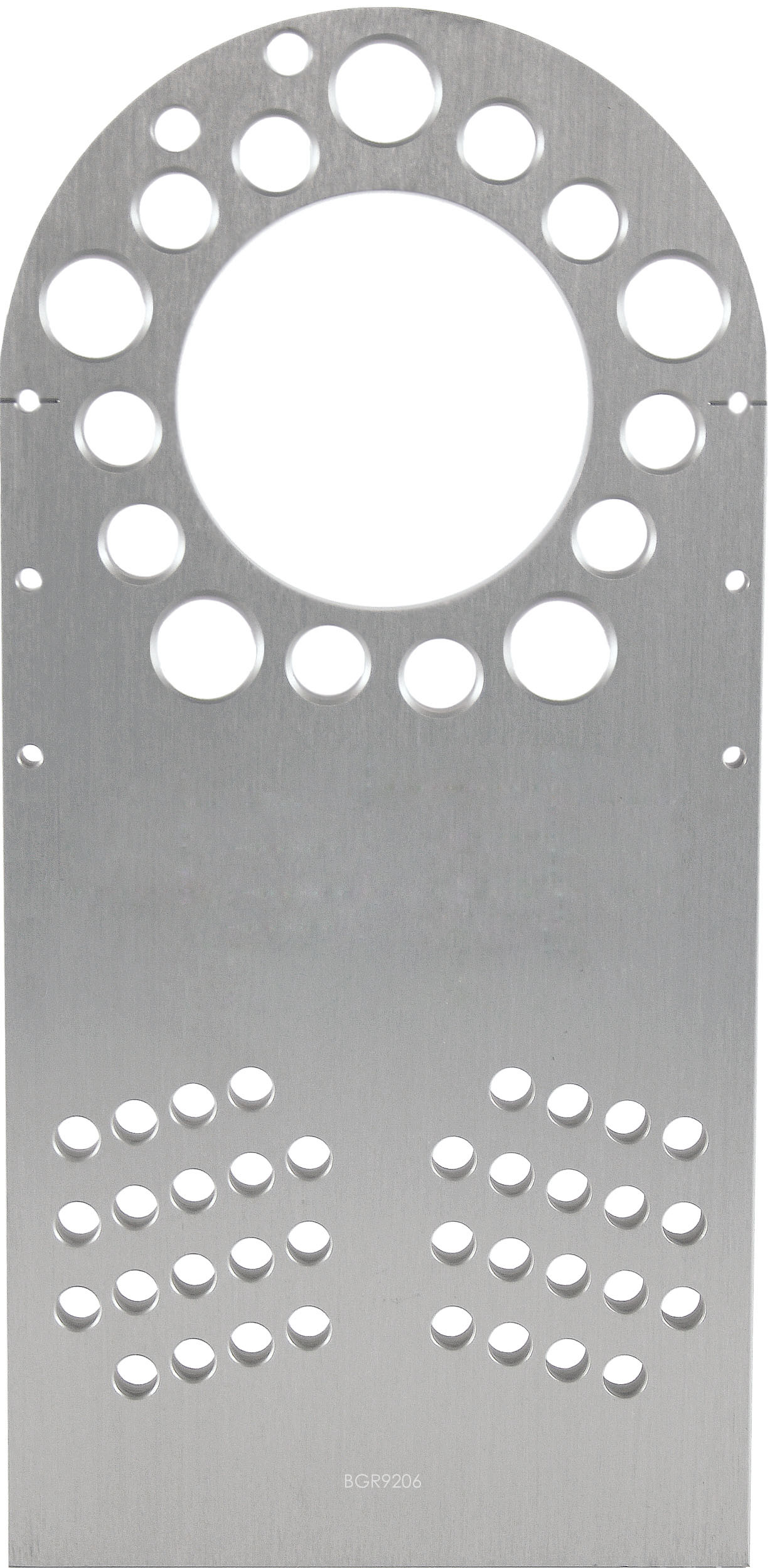 Placa aluminio para rueda de ajustes con perforaciones 5x114,3 5x120 y 5x130 diámetro central 88,9mm especial PORSCHE 991 CUP xArray