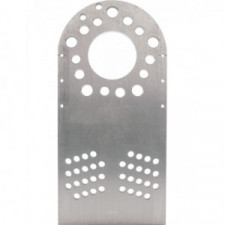 Placa aluminio para rueda de ajustes con perforaciones 5x110 5x114,3 y 5x130 y diámetro central 72,6mm x4