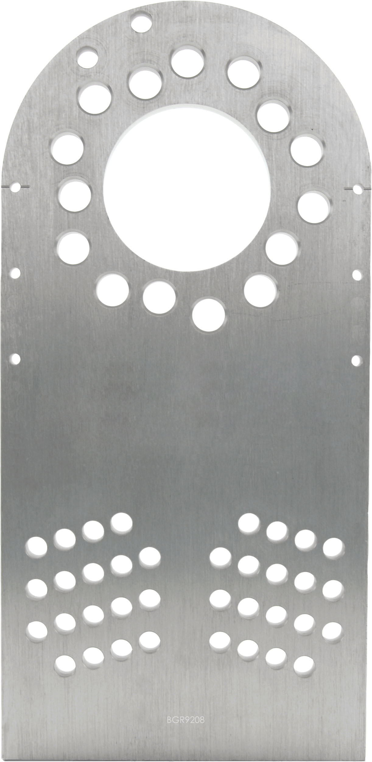 Placa aluminio para rueda de ajustes con perforaciones 5x100 5x112 y 5x114,3 y diámetro central 73,6mm por 4Array