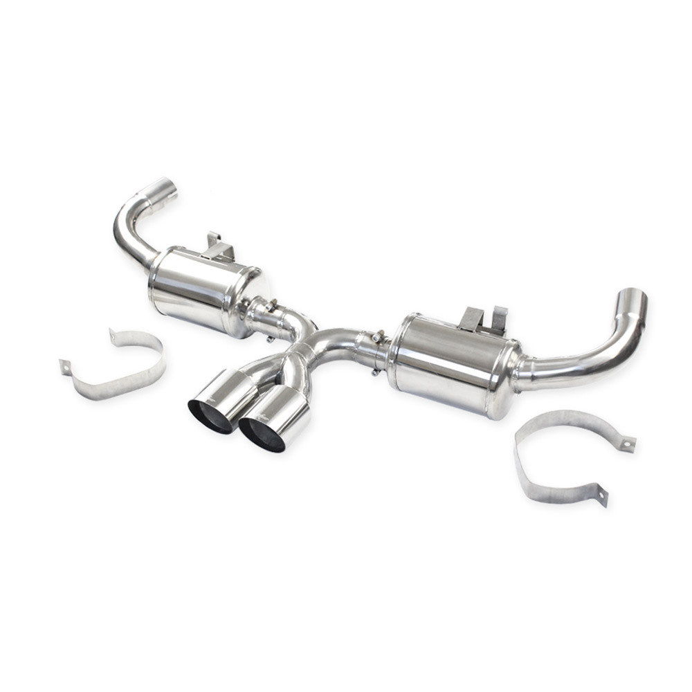 Silenciador trasero Inoxcar 2X90RA Porsche Cayman 718S 2.5i turbo después de 2016Array