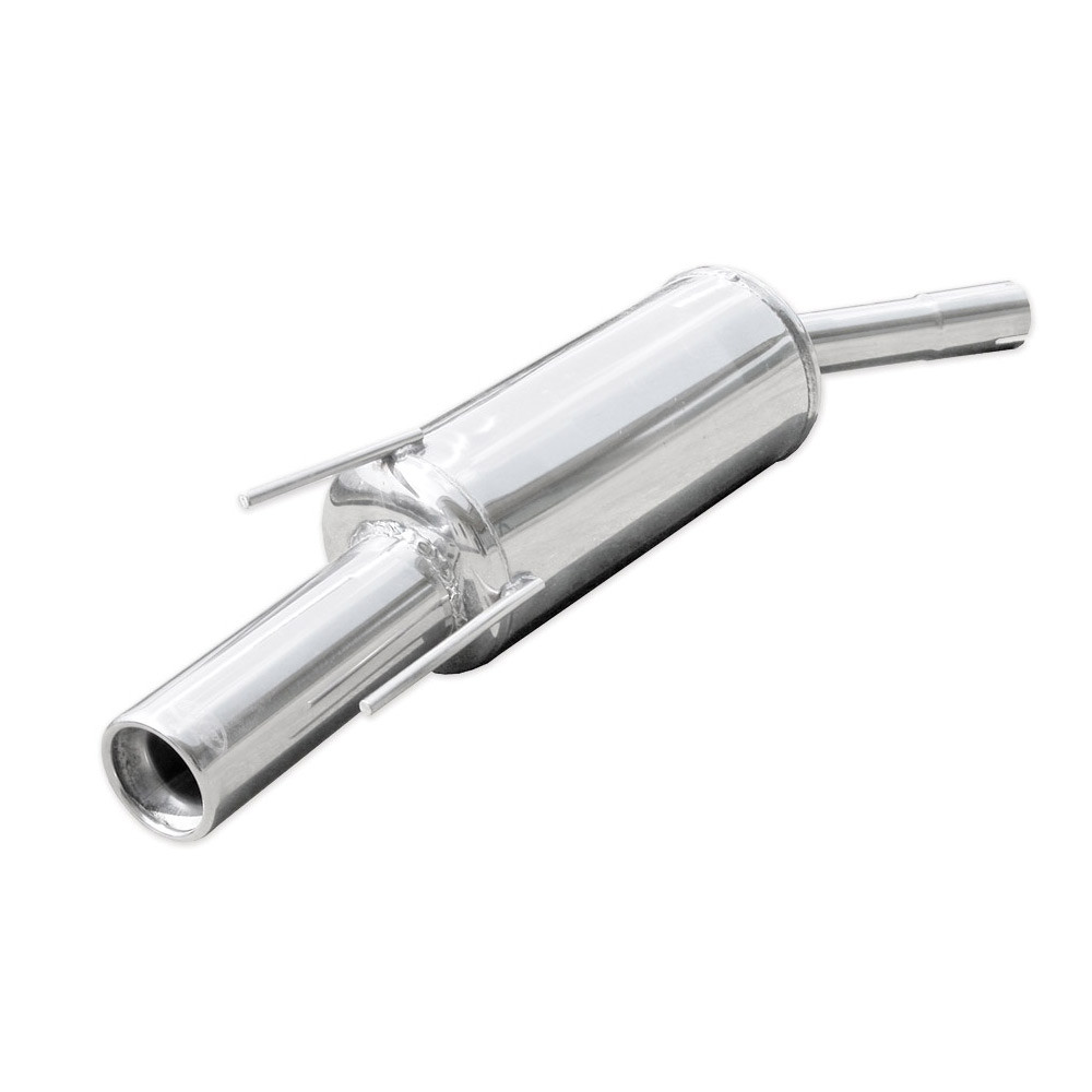 Sistema de escape em aço inoxidável Inoxcar Opel Tigra 1.4 16v 1994-1997 1x80mmArray