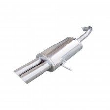Terminal Escape Inox Inoxcar Alfa 166 2.0 TS 2x80mm Racing