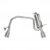 Milltek SSXAU638 Catback sin silenciador intermedio Silenciador trasero de pequeño volumen Boquilla Twin Jet 80