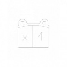 Pastillas de freno delanteras GT2i Race para CITROEN DS3 1.6i 16V R1 - Pinzas de freno Bosch