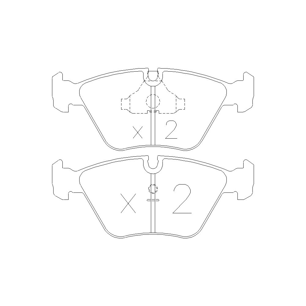 Pastilhas de travão dianteiras GT2i Race para RENAULT Megane III 2.0i 16V TCe 180 cv, 2.0 dCi 2008-16 - Ate Brake CalipersArray