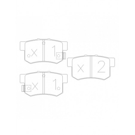 Pastillas de freno delanteras GT2i Club para RENAULT Clio II 2.0i 16V RS 1998-05 - Pinzas de freno Girling