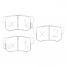 Pastillas de freno delanteras GT2i Club para RENAULT Clio II 2.0i 16V RS 1998-05 - Pinzas de freno Girling