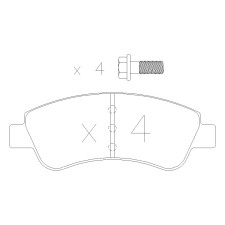 Pastilhas de travão traseiras GT2i Race para HONDA Civic (EG) 1.6i 16V Gr N - Pinças de travão Akebono