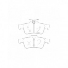 Pastilhas de travão dianteiras GT2i Race para BMW Série 3 (E46) M3 3.2i V6 1998-05 - Pinças de travão Ate