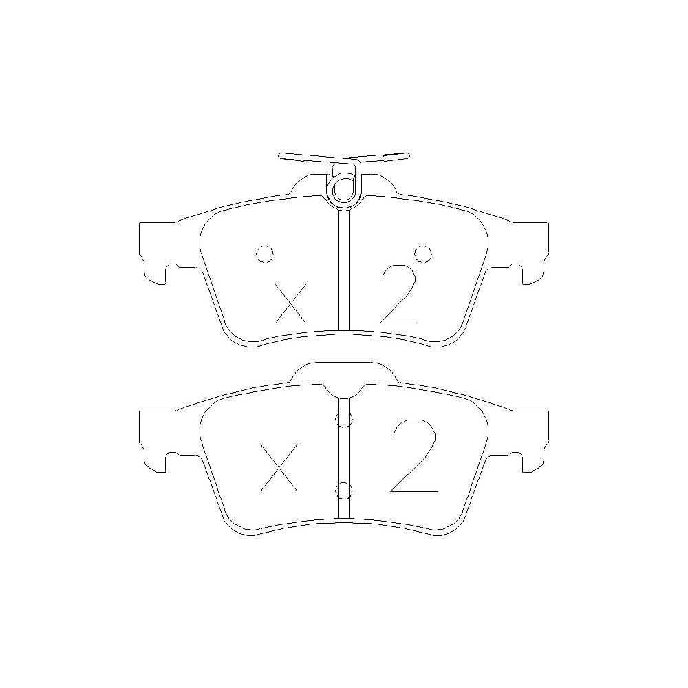 Pastillas de freno delanteras GT2i Race para BMW Serie 3 (E46) M3 3.2i V6 1998-05 - Pinzas de freno Ate Array