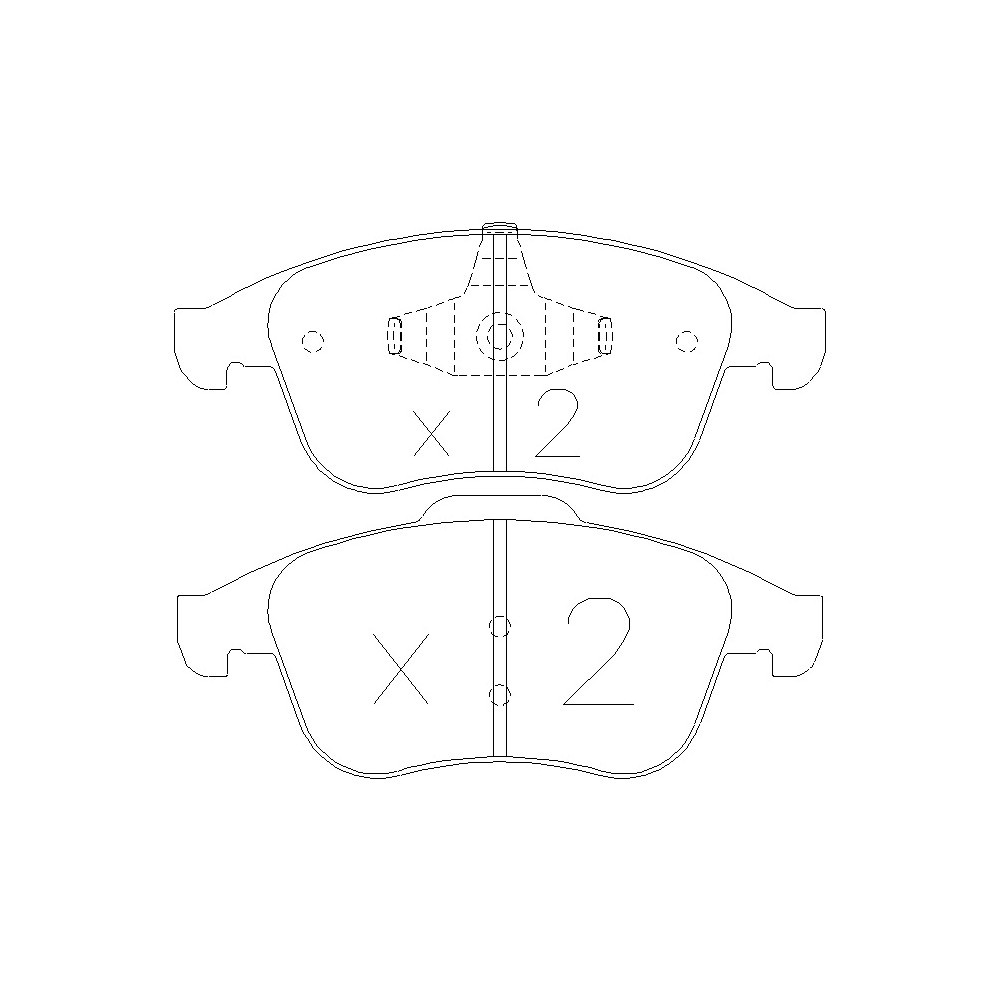 Pastilhas de travão traseiras GT2i Club para BMW Série 3 (E36) M3 3.0i, 3.2i 1991-98 - Pinças de travão AteArray