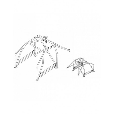 Arco SPARCO para o modelo de pista Mini R55 R56 e R57 a partir de 2007