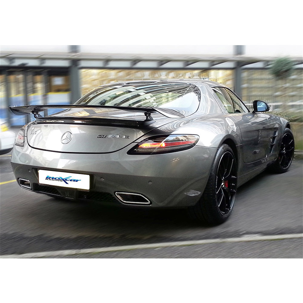 Escape Inoxcar Tubo Central con Silencioso MERCEDES SLS C197 SLS AMG 6.3 V8 (571cv) después de 2010Array