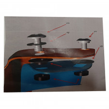 Kit tornillos Stilo para visera DES WRC / DES TROPHY / VENTI WRC