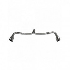 Terminal inox libre 100mm X-RACE D+I ALFA ROMEO 4C 1750 TBI 241cv Coupé