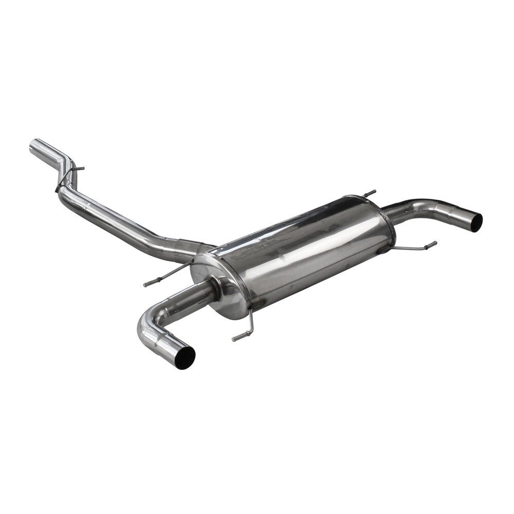 Terminal inox petit silencieux D+I ALFA ROMEO GIULIA Q4 VELOCE 2.0 Turbo 280cv 2016- diám.70Array