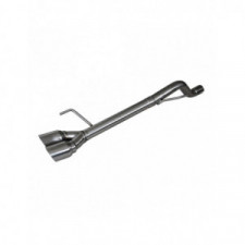 Terminal inox libre 2x80mm Racing ALFA ROMEO MITO 1.4 TB 170CV 2009- diám.55 Quadrifoglio Verde