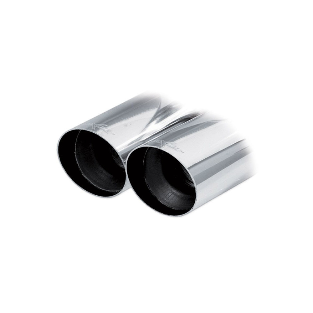 Terminal inox libre 2x80mm Racing D+I AUDI S3 8V 2.0 TFSI 300cv 2013-Array
