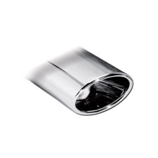 Tampa da extremidade em aço inoxidável 150x105mm D+I AUDI S3 8V 2.0 TFSI 300hp 2013-