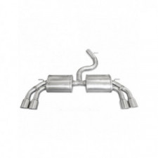 Terminal inox 2x80mm Racing D+I AUDI S3 8V 2.0 TFSI 300cv 2013-