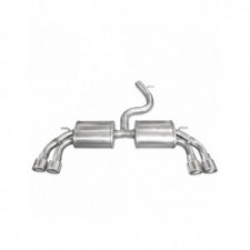 Terminal inox 2x80mm X-Race D+I AUDI S3 8V 2.0 TFSI 300cv 2013-