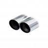 Terminal inox 2x80mm Racing BMW E87 118D 2.0 143cv 2008- diám.55 int.
