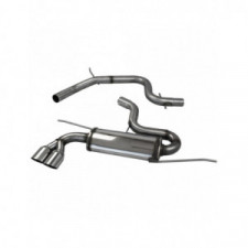 Catback 2x80mm Racing INOX VOLKSWAGEN GOLF 5 2.0 16V TFSI GTI 200CV-230CV 2004- diám.65