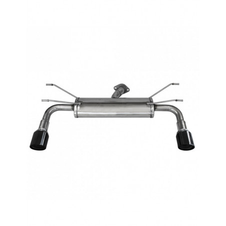 Terminal inox 100mm X-Race negro D6G FIAT 124 1.4T 140cv 2016-