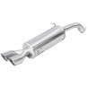 Terminal inox 2x80mm Racing FORD FIESTA 7 ST 1.6 200CV 2013- diám.54