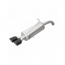 Terminal inox 2x80mm X-Race negro FORD FIESTA 7 ST 1.6 200CV 2013- diám.54