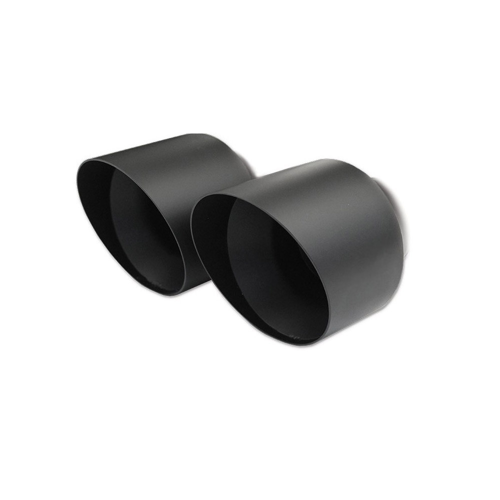 Terminal de aço inoxidável 2x100mm cerâmica preta HONDA CIVIC 1.5 Turbo 182hp 2018-Array