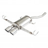 Terminal inox 2x100mm Racing HONDA CIVIC 1.5 Turbo 182cv 2018-
