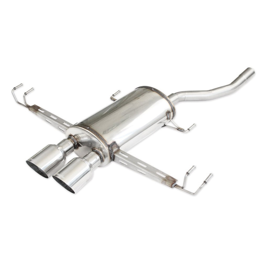 Tampa de extremidade em aço inoxidável 2x100mm Corrida HONDA CIVIC 1.5 Turbo 182hp 2018-Array