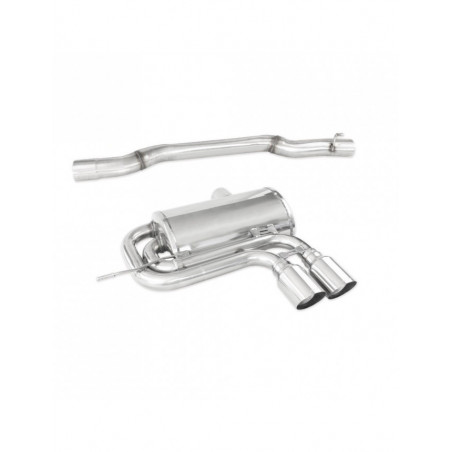 Terminal inox 2x90mm Racing MINI COOPER F55-F56 2.0 S CABRIO 192cv 2014-