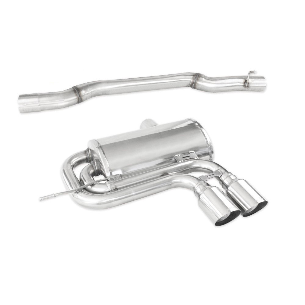 Terminal inox 2x90mm Racing MINI COOPER F55-F56 2.0 S CABRIO 192cv 2014-Array