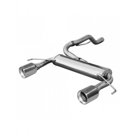 Terminal inox 102mm D+I OPEL CORSA E OPC 1.6i TURBO 207cv 2015- diám.54,5