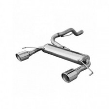 Terminal inox 100mm X-Race D+I OPEL CORSA E OPC 1.6i TURBO 207cv 2015- diám.54,5